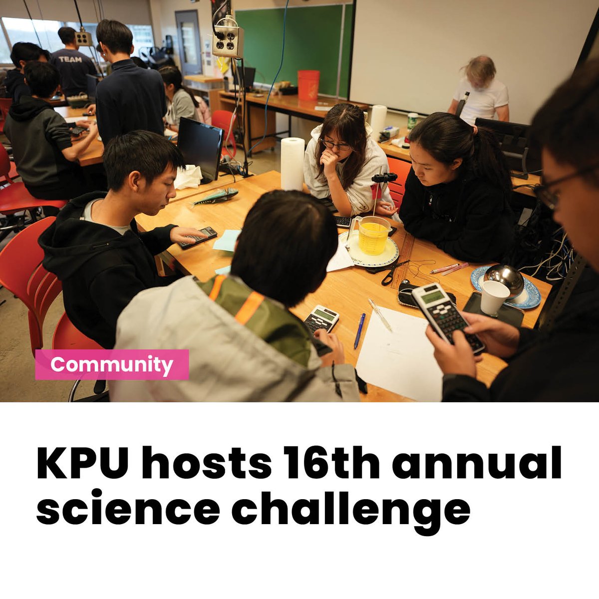 Runnermag's tweet image. #COMMUNITY: KPU hosts 16th annual science challenge

The event allowed more than 400 high-school students to engage in STEM activities at the Richmond campus

 #KPU #ScienceChallenge
ow.ly/efb750UmNjJ