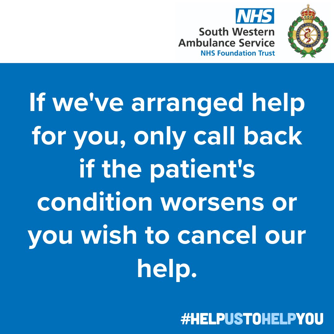 Our 999 service is experiencing increased pressure. 🚨

The best way you can #HelpUsToHelpYou is by only calling 999 for life-threatening emergencies.  

#MakeTheRightCall