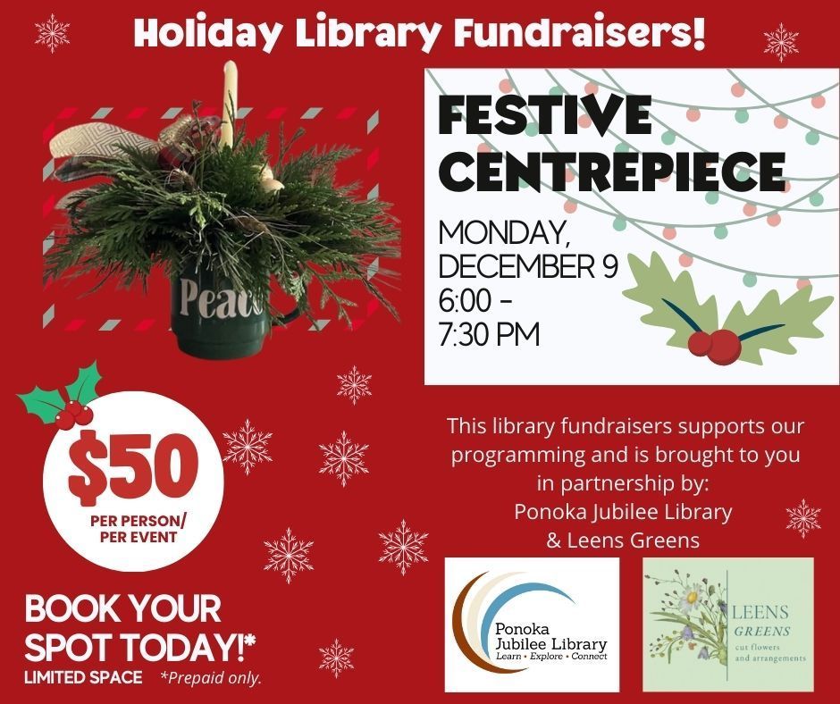 There is still time to sign up!
Join us Saturday for a fun evening that also supports your library.
See you there!