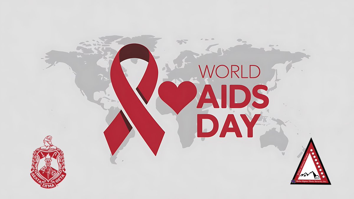 dstepac's tweet photo. #WorldAidsDay is dedicated to raising awareness of the AIDS pandemic caused by the spread of HIV infection and mourning those who have died of the disease. Delta Sigma Theta Sorority, Inc. encourages  communities to fight against HIV.  #EPAC #DST #SouthwestRegion  #AidsAwareness https://t.co/qlQ7eRm5Bi