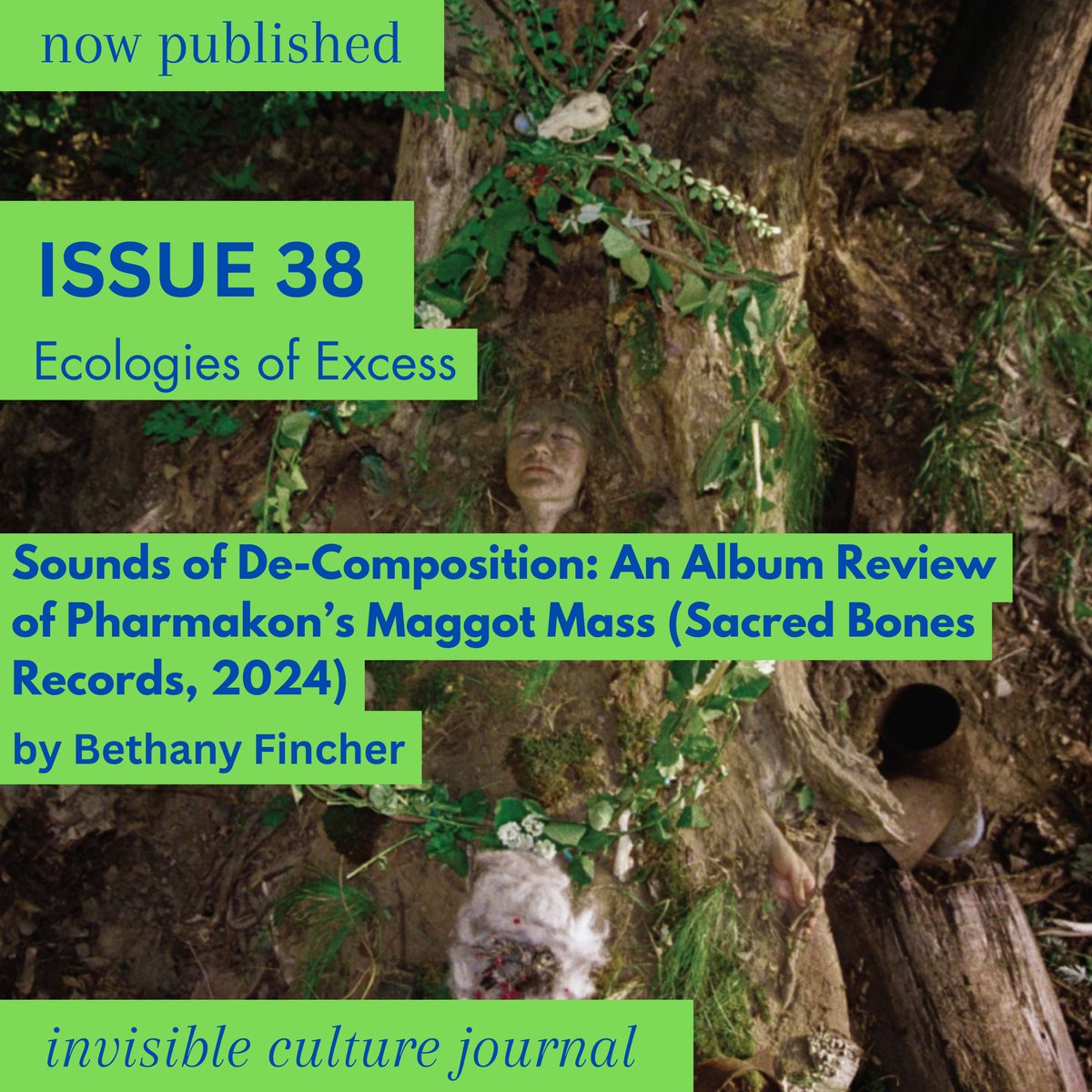Bethany Fincher's latest review explores how the sonic excesses of loud volume, noise, and screams might destabilize representational frameworks in an effort to sense humanity’s uneven, embodied implication in the myriad systems embroiled in climate crisis. More in website.