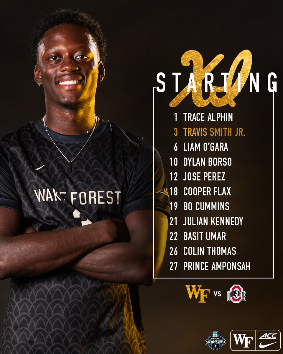 Tonight's Starting XI vs. Ohio State ⤵️