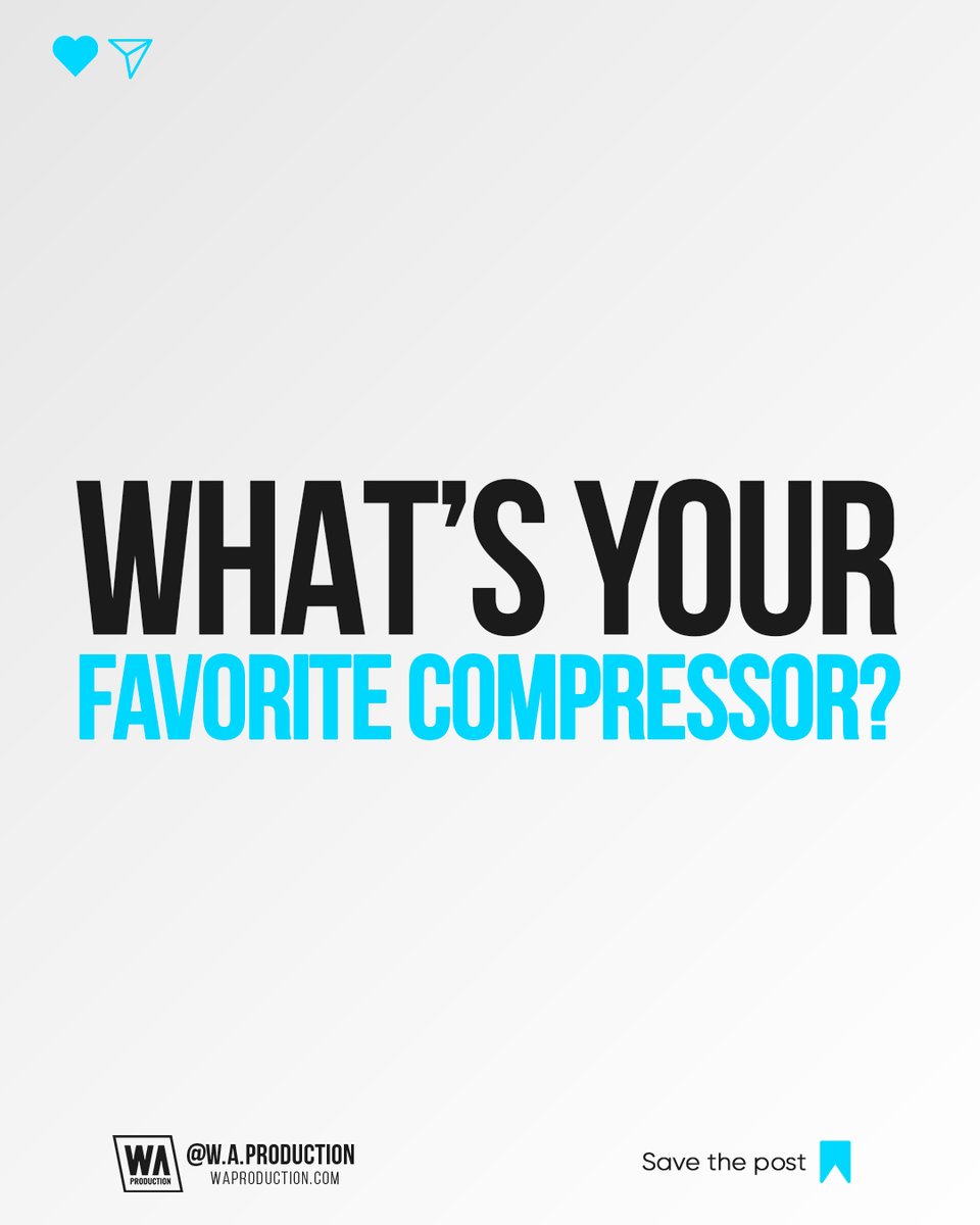 What's your favorite compressor plugin? 🤔