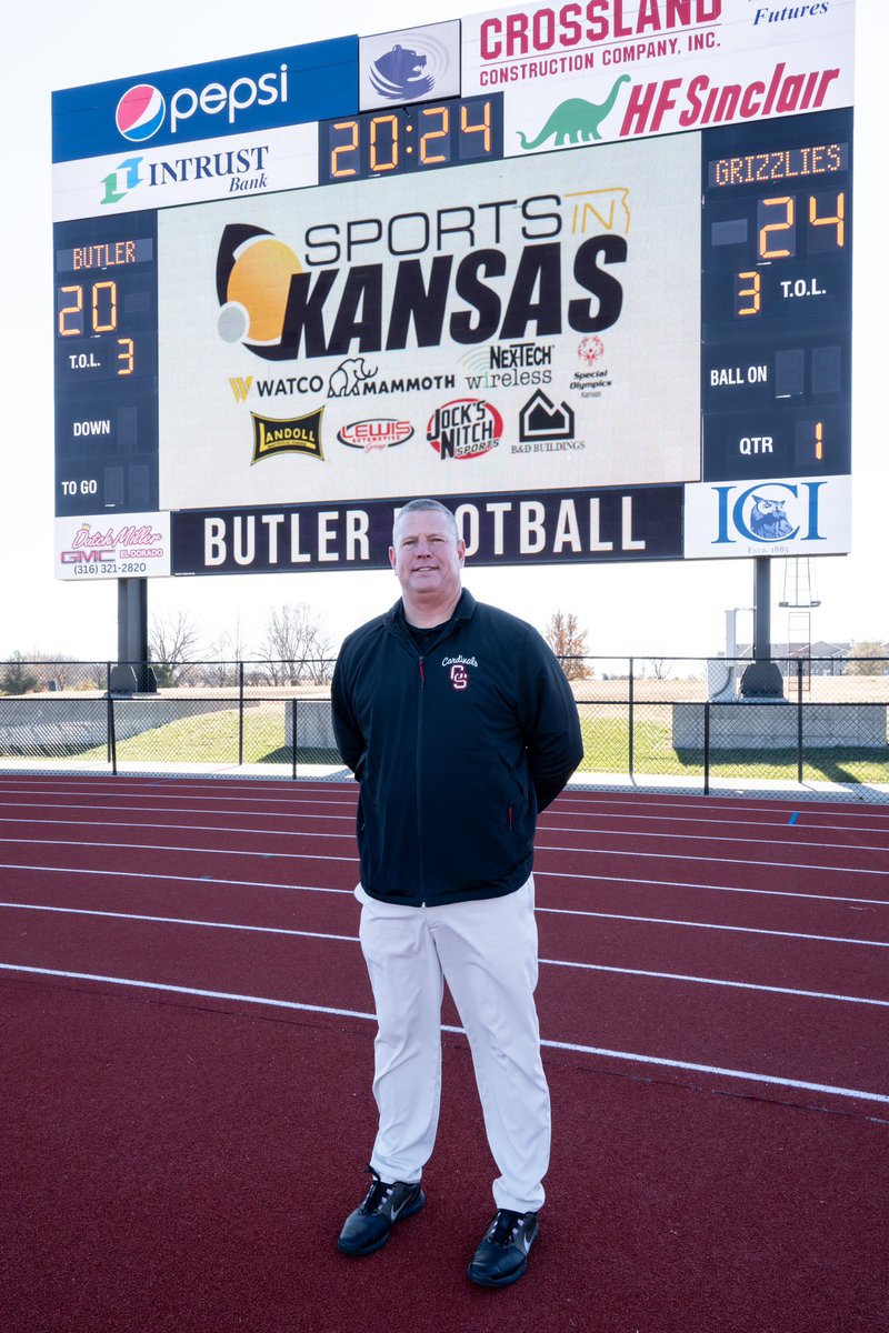 2024 Sports in Kansas 1A 🏈Coach of the Year

Matt Biehler of Conway Springs 

Biehler led the Cardinals to back to back 1A state titles in 2023 and 2024. CS finished the season undefeated in 2024 as they beat Centralia 41-6 in the 1A title game in Hutchinson. #sportsinkansas