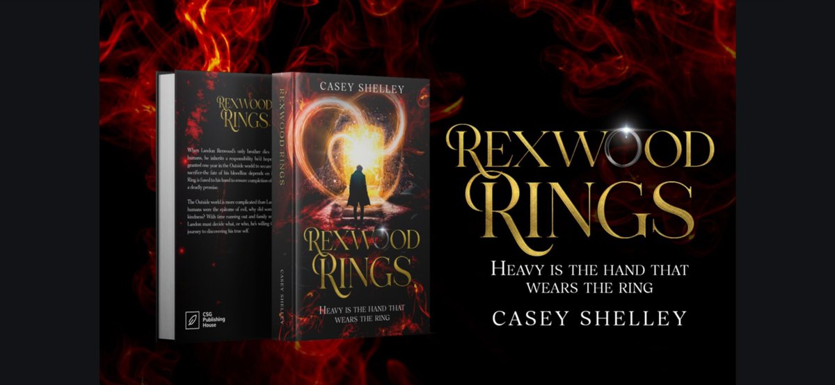 Book cover reveal time… ✨🔥📚

My novel” Rexwood Rings” will officially release in Spring 2025 with CSG Publishing House. In the meantime, I’m excited to share this sneak peek with you all!
#bookcover #reveal #new #debutnovel #youngadult #fantasy #fiction #author #spring2025