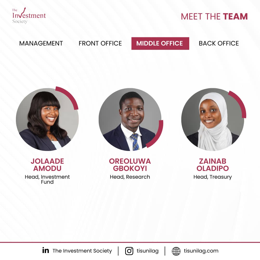 TISUnilag's tweet image. When you saw their bright faces on Monday, you might have been wondering who is who and what they do. 🤔

Here are superstars in leading The Investment Society for the 2024/2025 session and their individual roles. 😀 

#TISUnilag #ExecutiveBoard