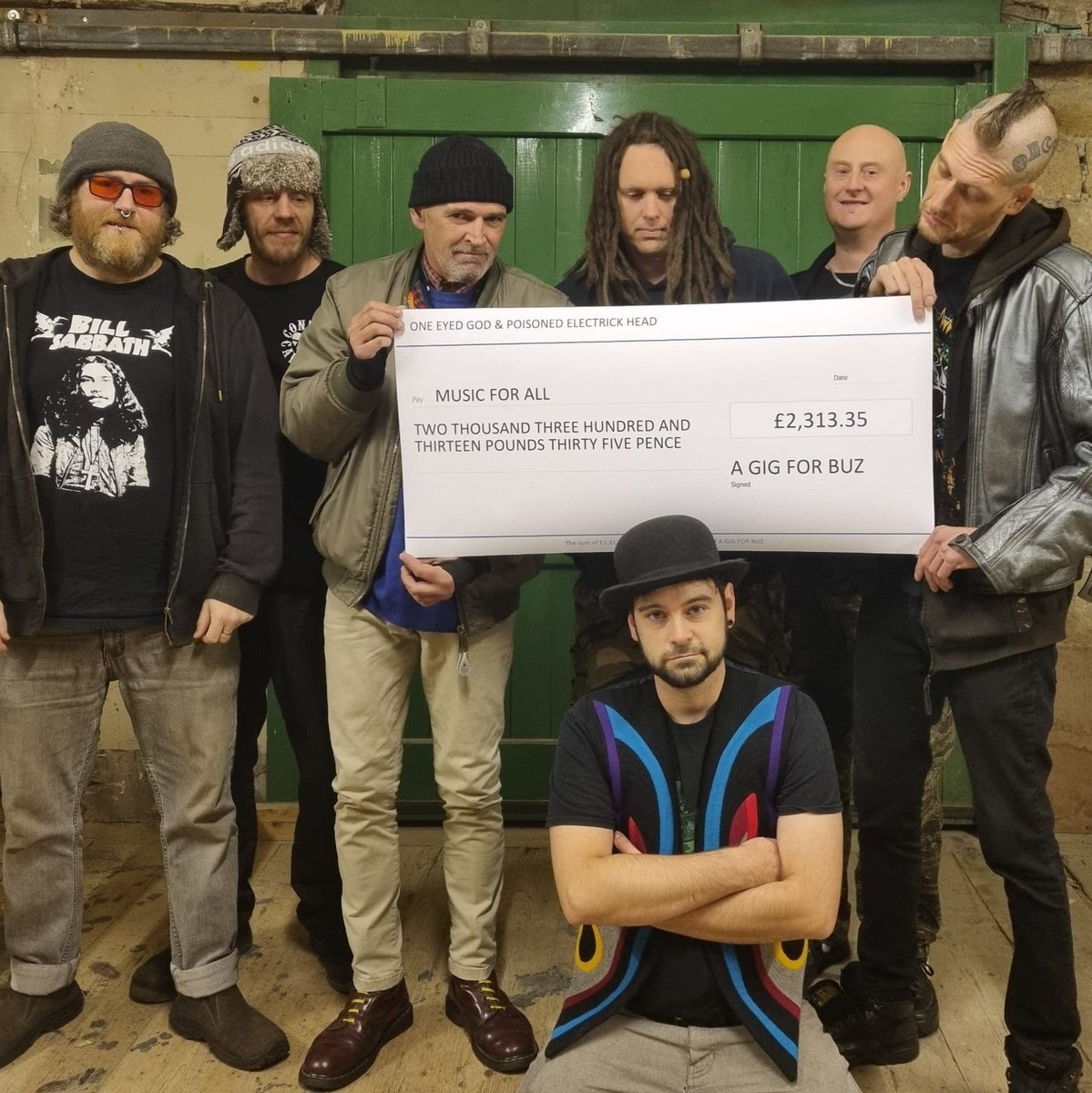 MfACharity's tweet photo. 🎶 One Eyed God rocked The Citadel in St. Helens, honouring their founder Stephen ‘Buz’ Burrows. 
The event raised an incredible £2,313.35 for Music for All, funding life-changing music opportunities in Buz’s memory. 💜

Find out how you can support 👉 https://t.co/p3i9koVGOg https://t.co/r66rsBslrN