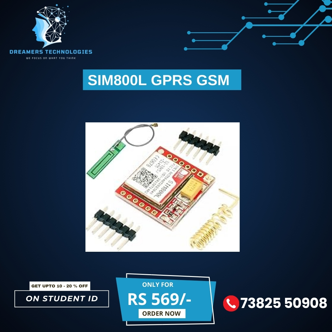TechByDreamers's tweet image. New Launch: SIM800L GPRS GSM Module, Perfect for IoT and robotics enthusiasts.
Features: Compact, reliable, & ideal for GPRS/GSM applications.
Students enjoy up to 20% OFF! Show your ID now!
Call to order: 73825 50908 | COD Available 🚛
#IoTModule #GSMTechnology #SIM800L