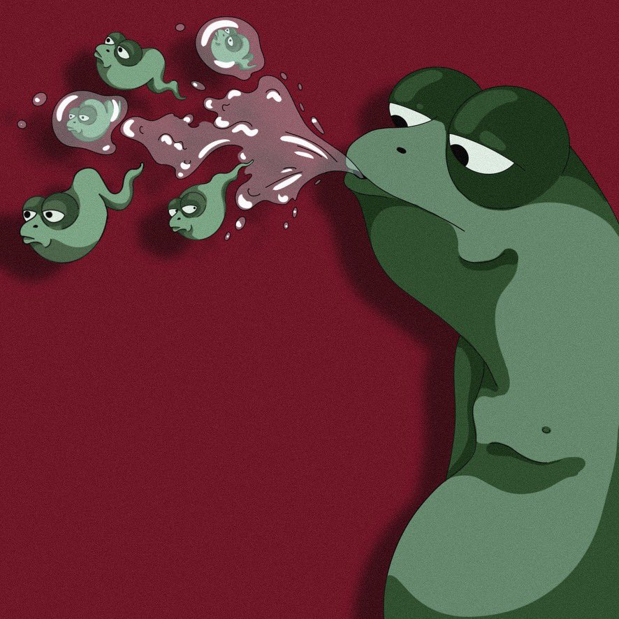 bigfrug's tweet photo. When I started $FRUG, it was never about following trends or quick wins. I just wanted to create something that felt real. A character that’s mine—original, with a story and a purpose. Something that stands for both bull &  bear markets.

$FRUG is for the everyday trader. Whether it’s meme coins, altcoins, or anything else, we’ve all been through it—rugged again and again. But things are changing. People are learning. Scams still exist, but so do those who’ve grown smart enough to spot them, dodge them, and keep moving forward.

$FRUG is a representation of this moment in crypto. A moment of resilience, of traders evolving, of real builders rising above the noise. For me, it’s no longer just an experiment. It’s a daily commitment.

I’ll keep creating $FRUG, no matter what the market does. Because this isn’t just about the market cap—it’s about persistence. It’s about showing up every day, especially in a space full of scams and shortcuts.

So here I am. Every day, one step at a time. $FRUG is resilience. $FRUG is for the traders who’ve been through it all and still come back stronger. 🐸💚
