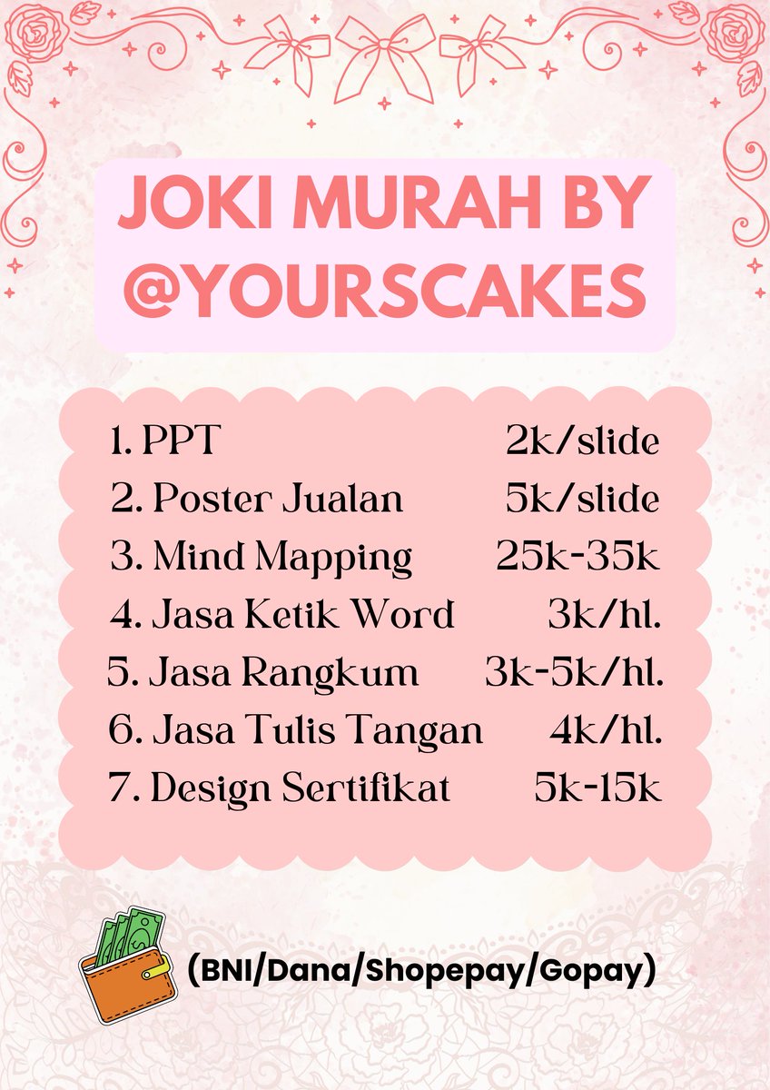 Oraa's | Share Info Loker, Open Preloved & Joki 📌 tweet media