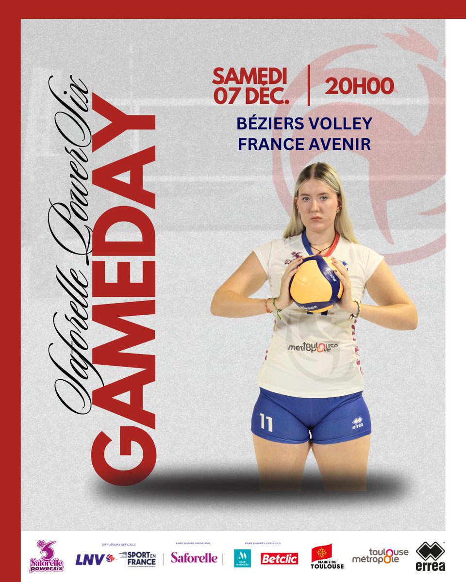PFFVolley's tweet photo. 📅 JOUR DE MATCH 🏐          

👊Jour de derby pour la 12ème journée de la #SP6 
⚡️@BeziersAngels vs @PFFVolley
🕗 20h00     
🎥 En direct sur #LNVTV   

#championnatdefrance #volleyball #volleyfeminin #sport #jourdematch #Toulouse #matchplay https://t.co/eT5pySUyKR
