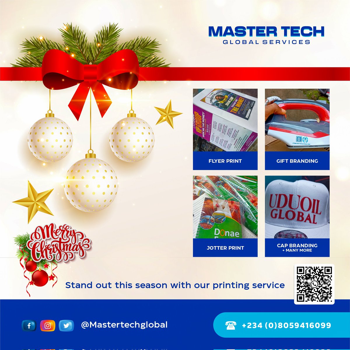 Mastertech_g's tweet photo. Turn your Ideas into reality effortlessly this festive season || Design and Print || Reach out to us today || Call/Chat: 08059416099

Your Print Partner
#Onitsha #Abuja #Printing https://t.co/ZwLyApdNHf