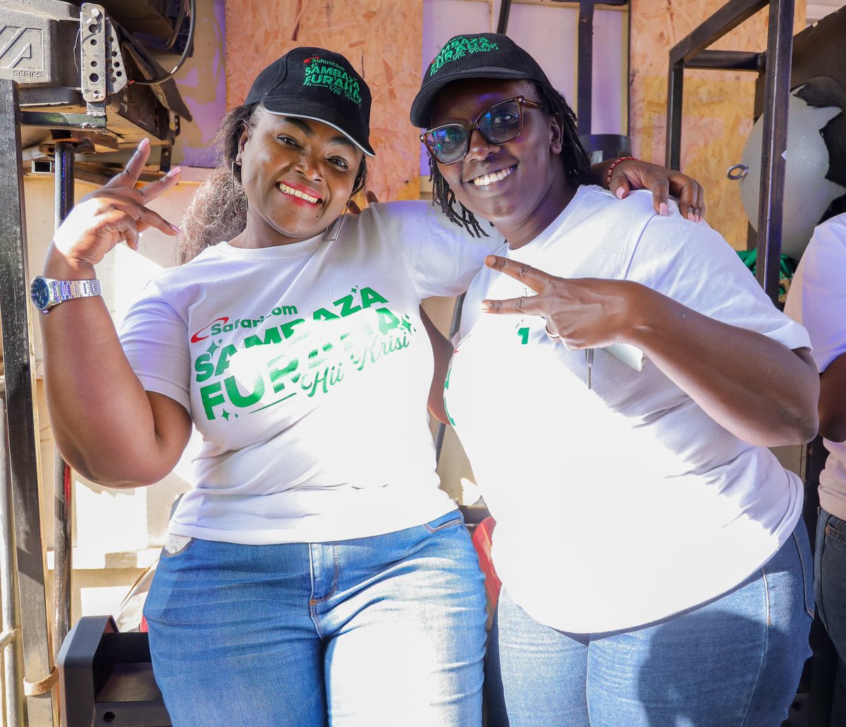 #SambazaFurahaNaSafaricom  Region  Day 6, Embulbul -Ngong Stop Over.Its early Christmas for these people