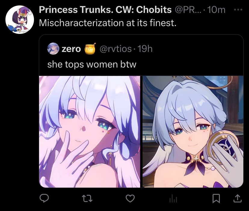 wrong she topped me last night