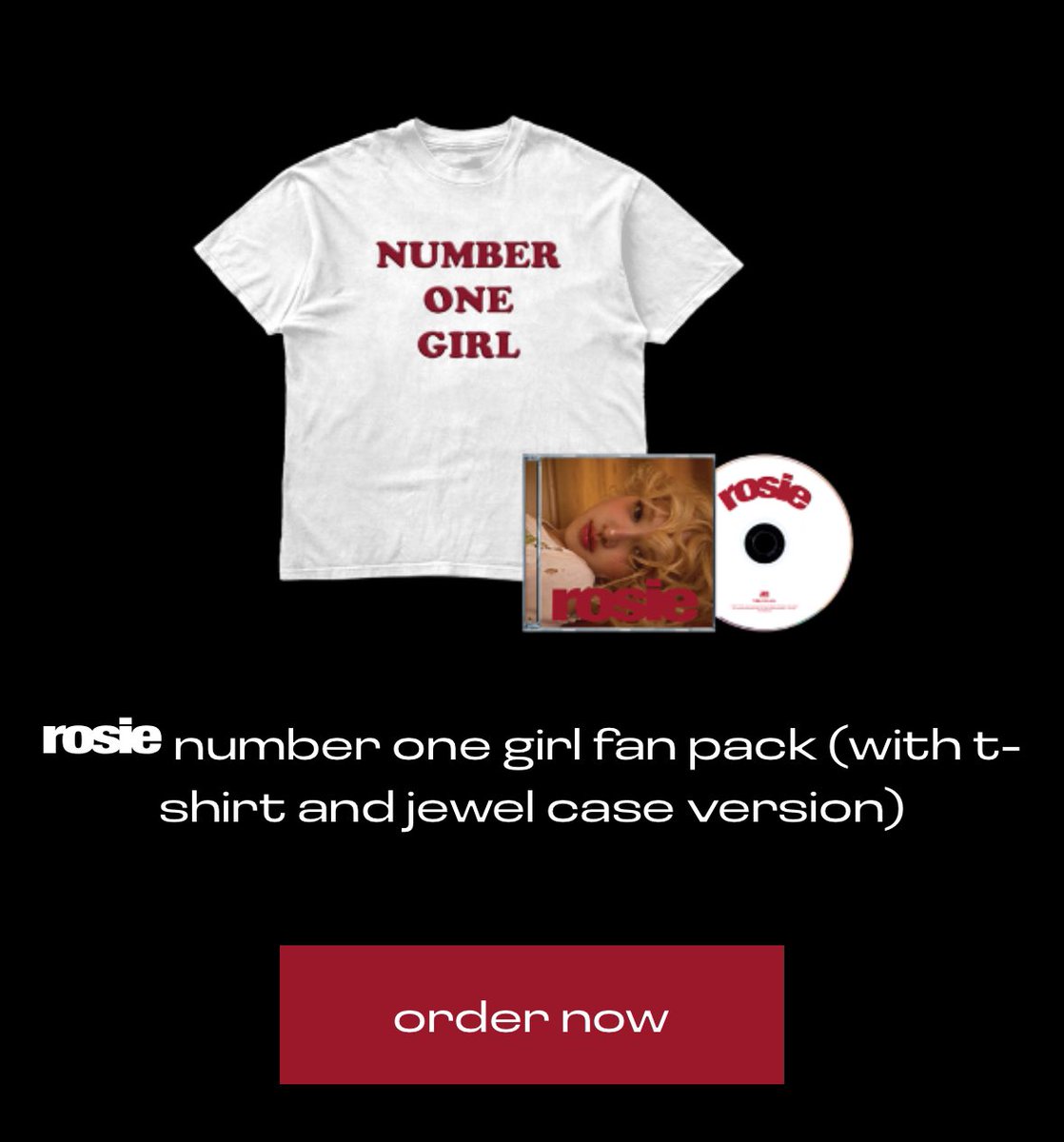 rosieのレコードとnumber one girl(number one girlになりたいため)t