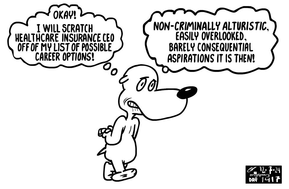 Day #1417

Career Aspirations Dashed

(Yeah. Yeah. It is a dog. But, dogs can have careers, ya know)