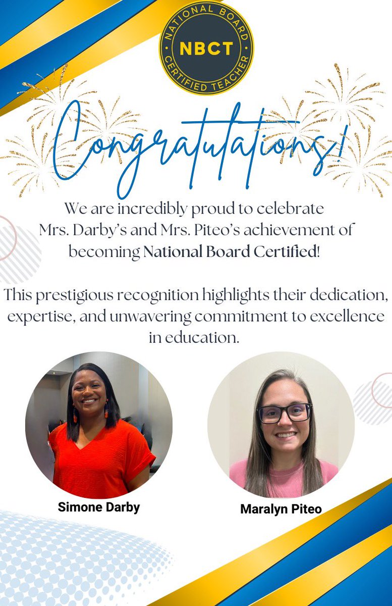 Fultondale High School (@fultondalehigh) on Twitter photo Congratulations to Mrs. Darby and Mrs. Piteo for achieving National Board Certification! 🎉 <a href="/JEFCOED/">Jefferson County Schools</a> <a href="/Jefcoed6_12/">JEFCOED Secondary Curriculum 6-12</a> Congratulations to Mrs. Darby and Mrs. Piteo for achieving National Board Certification! 🎉 <a href="/JEFCOED/">Jefferson County Schools</a> <a href="/Jefcoed6_12/">JEFCOED Secondary Curriculum 6-12</a>