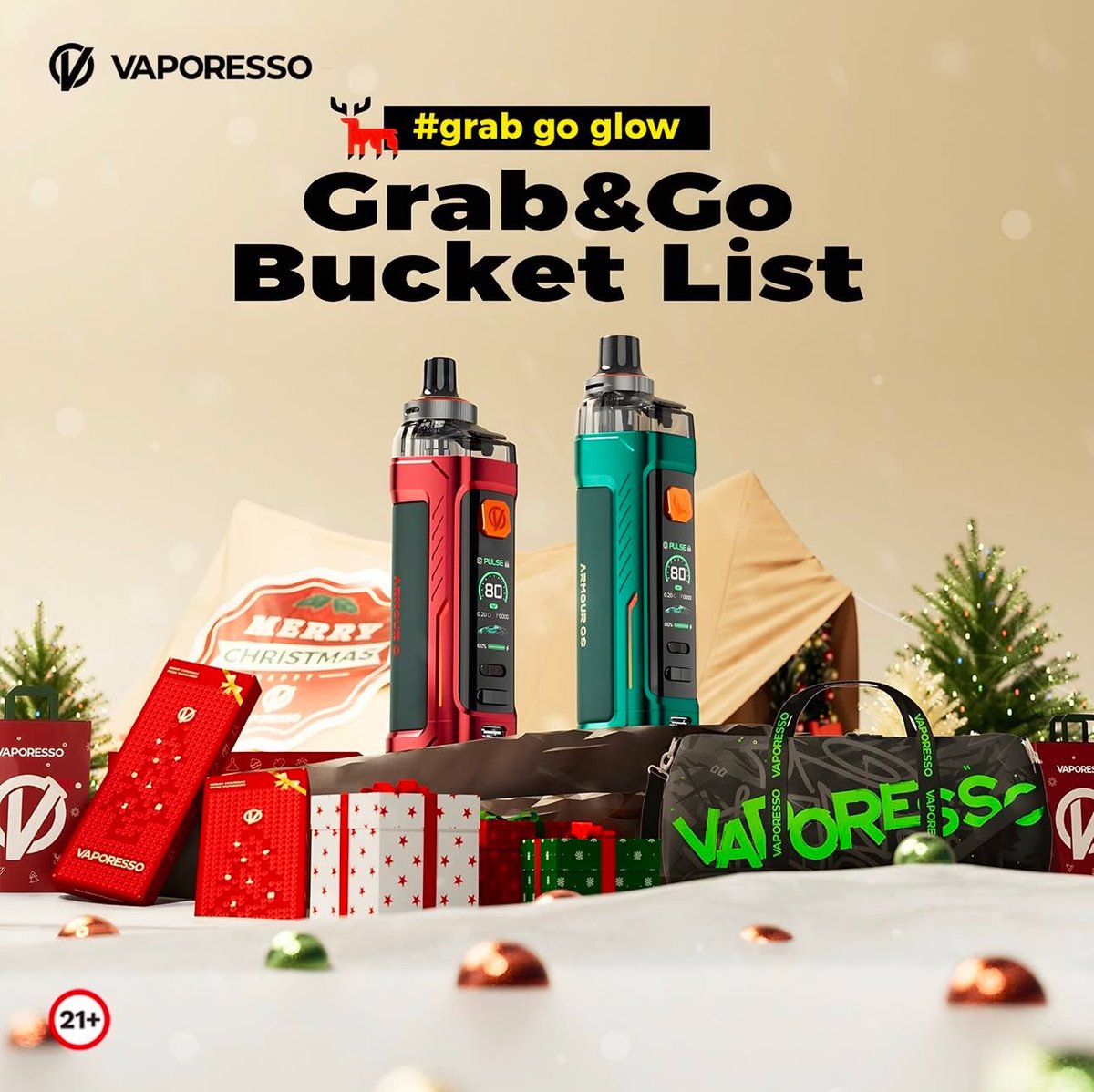 This Christmas Grab &amp; Go with the new <a href="/VaporessoEcig/">Vaporesso</a> Armour G/GS with 2 x Free Eliquid gift pack <a href="/Custom_Vapes/">Custom Vapes™</a> customvapes.uk

#vaporesso #armourg #ecigstore #vapestore #londonvapeshop #ukvapestore #vapeshop #london