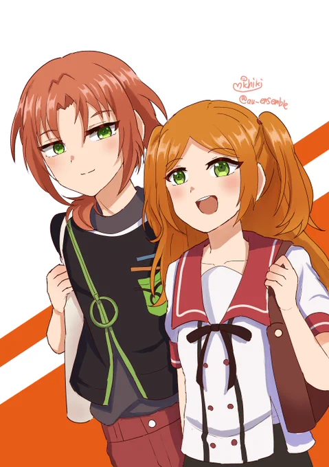 月永兄妹嬉しいよのらくがき