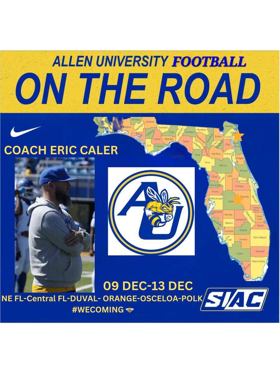 FLORIDA #WECOMING 🐝
DUVAL-ORANGE-OSCEOLA-POLK
