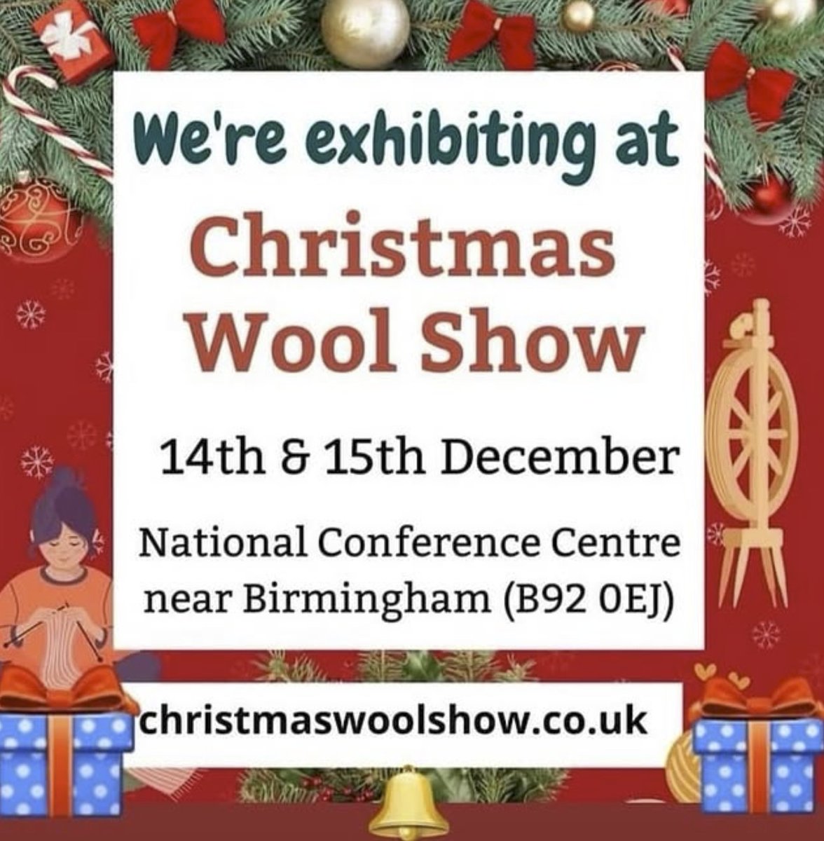dtcrafts's tweet image. One week to go! Looking forward to seeing lots of familiar faces and new faces too at the Christmas Wool Show in Birmingham next week. We’re in the Britannia Suite!

#handdyeing #dyes #naturalDyes #ProcionDyes #acidDyes #undyedYarn #Wool #indigo #mordants #fixers #debbieTomkies