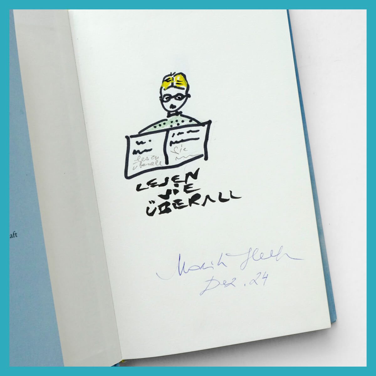 »Lesen Sie überall!« ist das Motto unseres heutigen Adventskalendertürchens. 
bit.ly/Adventskalende…

#adventskalender #unikat #monikahelfer #gewinnspiel