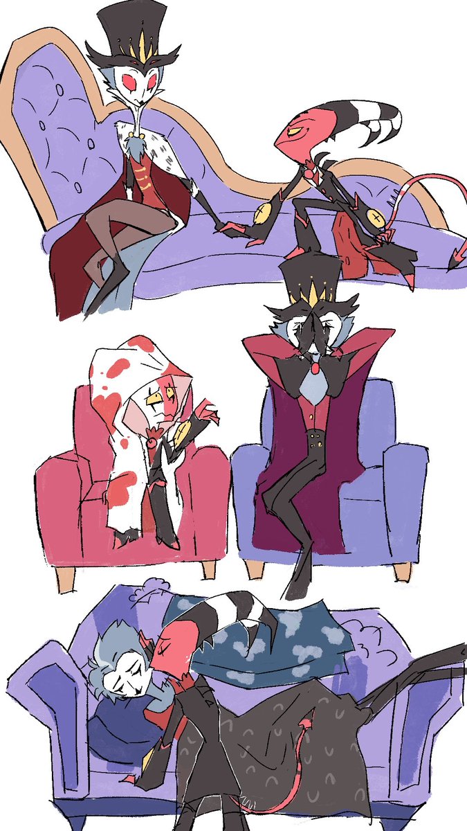 nu_ma_R's tweet photo. 🛋️
#Stolitz #HelluvaBossFanart https://t.co/r7h8YpMbEf