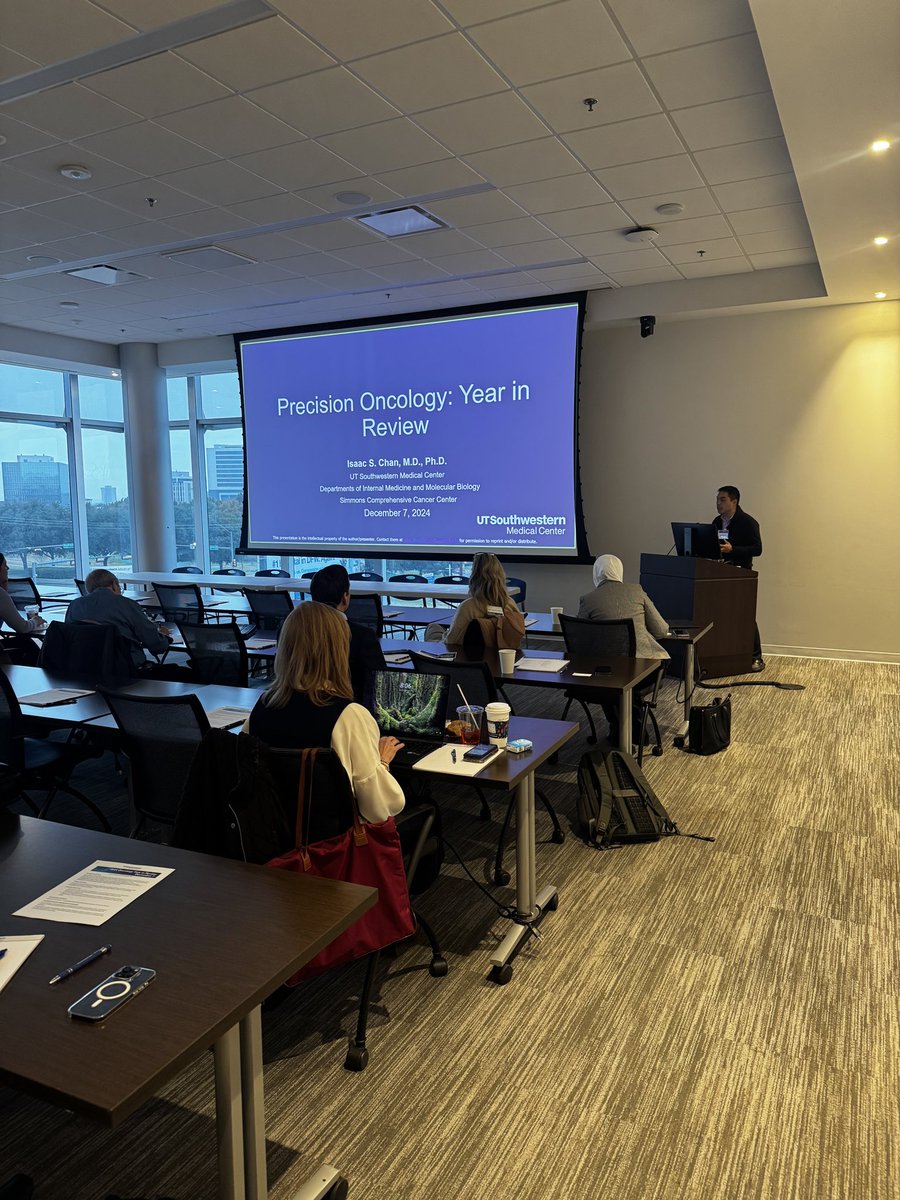 UTSW Simmons Cancer Center (@utswcancer) on Twitter photo Isaac Chan, M.D., Ph.D., gave a fantastic year in review presentation discussing precision oncology. <a href="/ithinkichan/">Isaac Chan, MD, PhD</a> Isaac Chan, M.D., Ph.D., gave a fantastic year in review presentation discussing precision oncology. <a href="/ithinkichan/">Isaac Chan, MD, PhD</a>