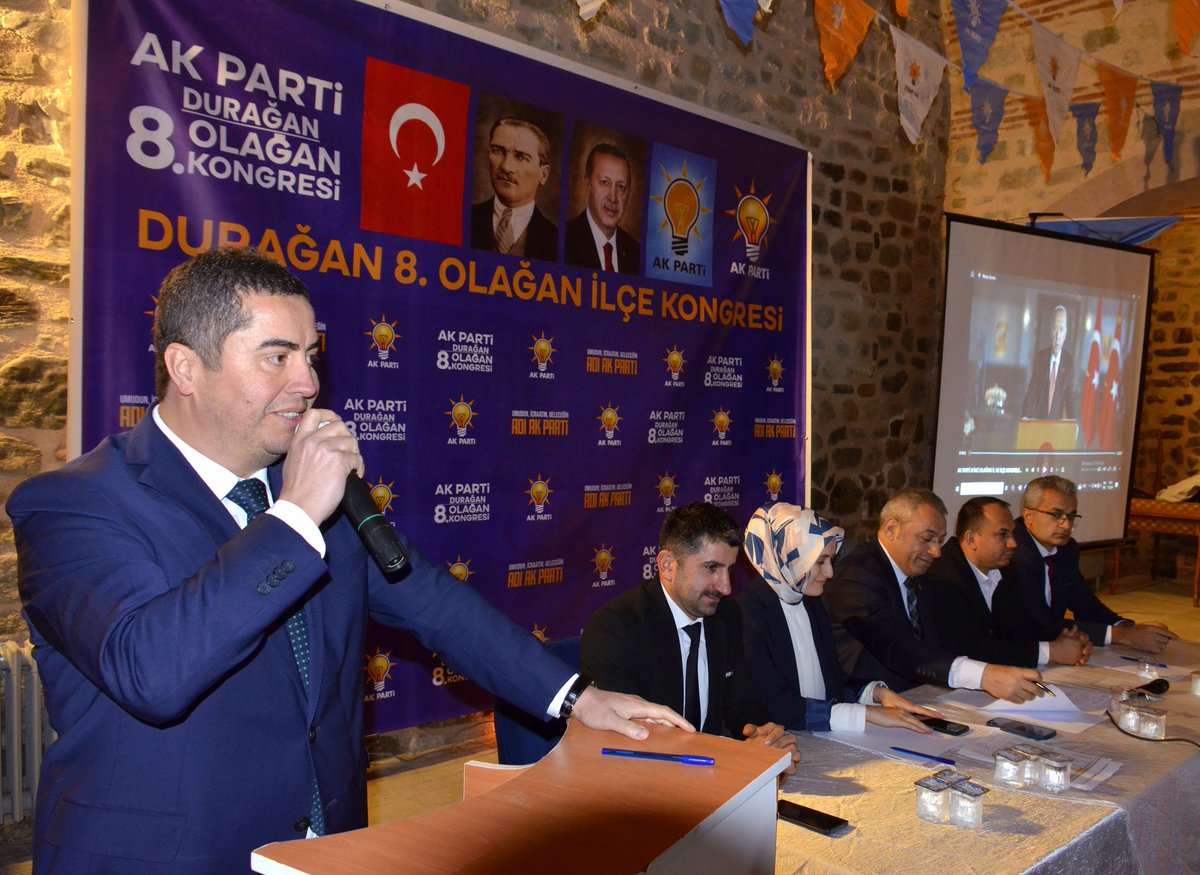 UgurGiresun's tweet photo. 📍DURAĞAN 

Teşkilatımızın yoğun katılımları ile #Durağan 8. Olağan İlçe Kongremizi Tarihi Durakhan'da gerçekleştirdik.

Görevi devreden değerli kardeşim Murat Emiroğlu'na ve yönetimine yaptığı çalışmalardan dolayı teşekkür eder, yeni seçilen İlçe Başkanımız Hüseyin Dede ve yönetimine başarılar dilerim.

Coşkumuz, heyecanımız, enerjimizle her geçen gün gücümüze güç katıyoruz.

Hayırlı olsun.
@Akparti @erkankandemir #sinop