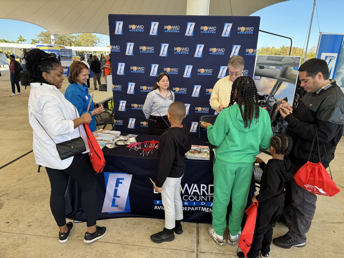 FLLFlyer's tweet photo. Today is the perfect day to join us at the 7th Annual Miramar Aviation Expo at Miramar Regional Park! Visit the #BCAD booth to capture a fun selfie in our prop airplane cockpit and learn more about our #FLL and #NorthPerryAirport facilities. We’re here until 3PM, so bring the entire family to enjoy this free event! @CityofMiramar