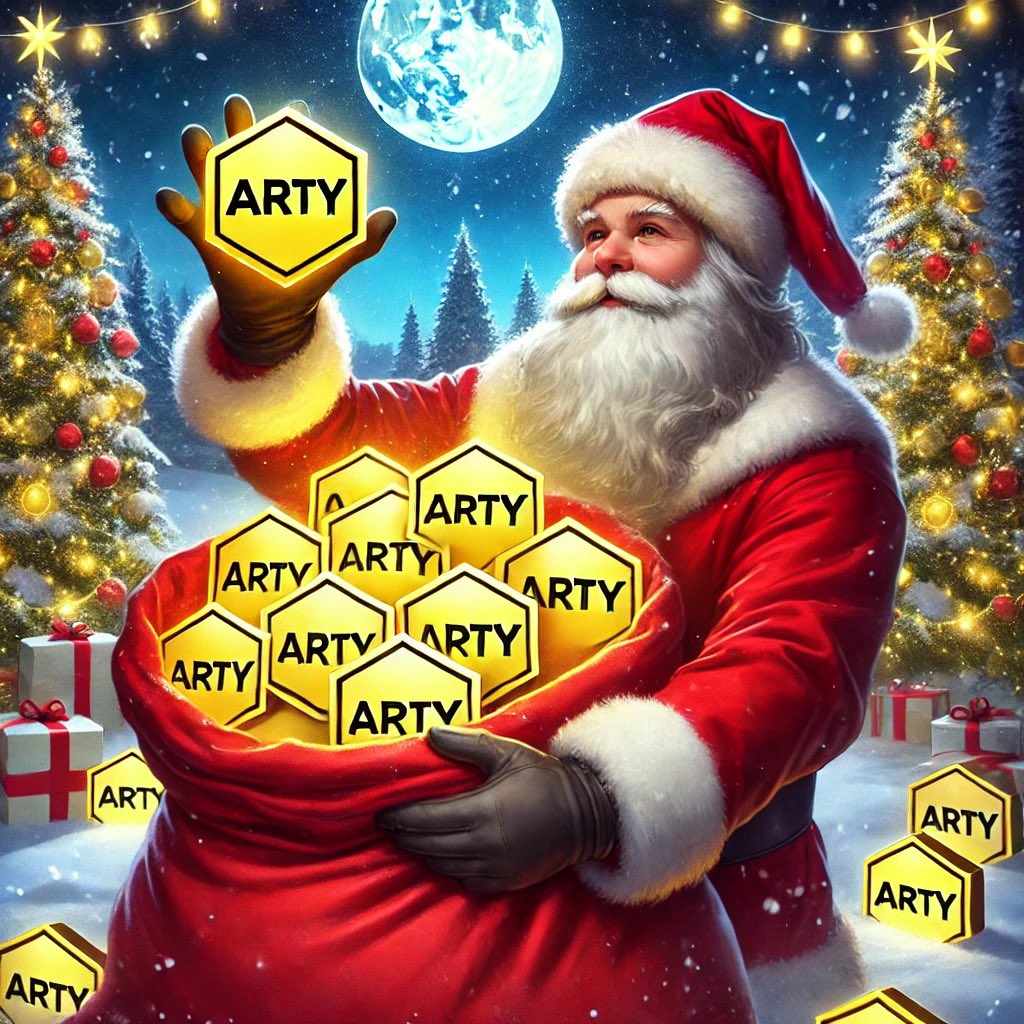 Sergiu842000's tweet photo. May your dreams be full of light, just like Santa's sack is full of ARTY. ✨
Happy holidays to everyone! 🎁🌟
$ARTY #SantaChristmas #Innovation #MagicalChristmas @artyfact_game https://t.co/OXsD9hPRl7