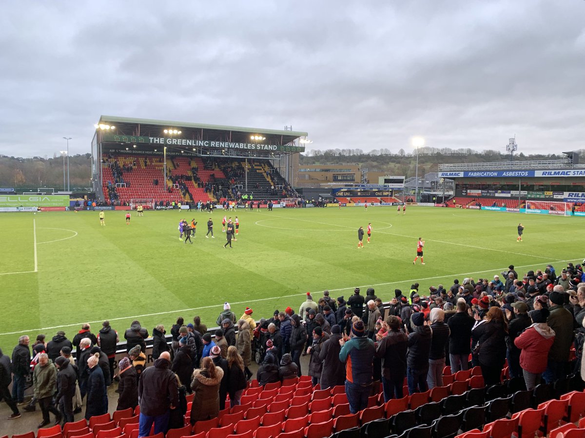 KKennealey's tweet photo. Lincoln City 0-0 Charlton Athletic
The early kick-off curse continues with another goalless encounter. In a drab affair largely affected by wind, both sides could only muster a single shot on target.
#WeAreImps | #Imps | #ImpsAsOne | #LINCHA | #cafc https://t.co/gqGu843MtR