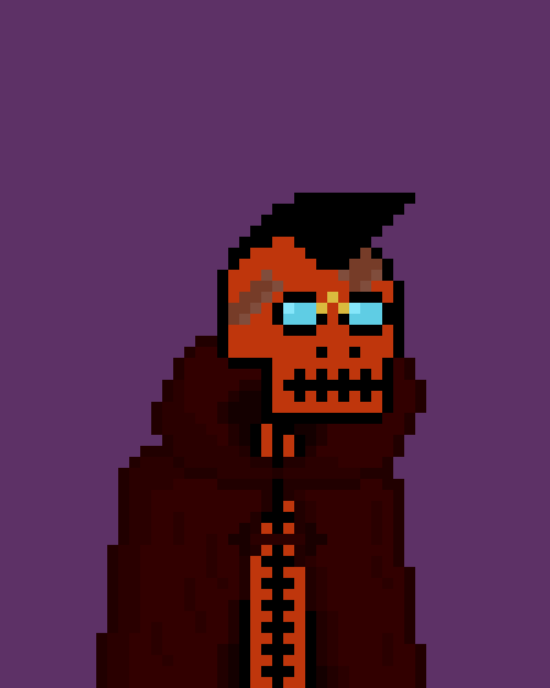 _PixelSkeletons's tweet photo. 💀This skeleton carries with it the history of multiple battles. His mohawk cut, sharp as his spirit, shows that he is a bold fighter who defies destiny.🔥💀

#NFT #NFTGiveaway #NFTCommunity #NFTartists #nftcollectors #pixelartist https://t.co/9TdoiyOdfm