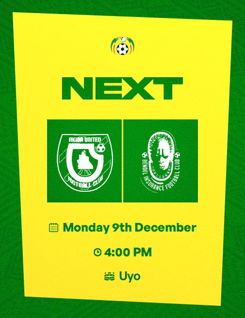 Bendel Insurance FC tweet media