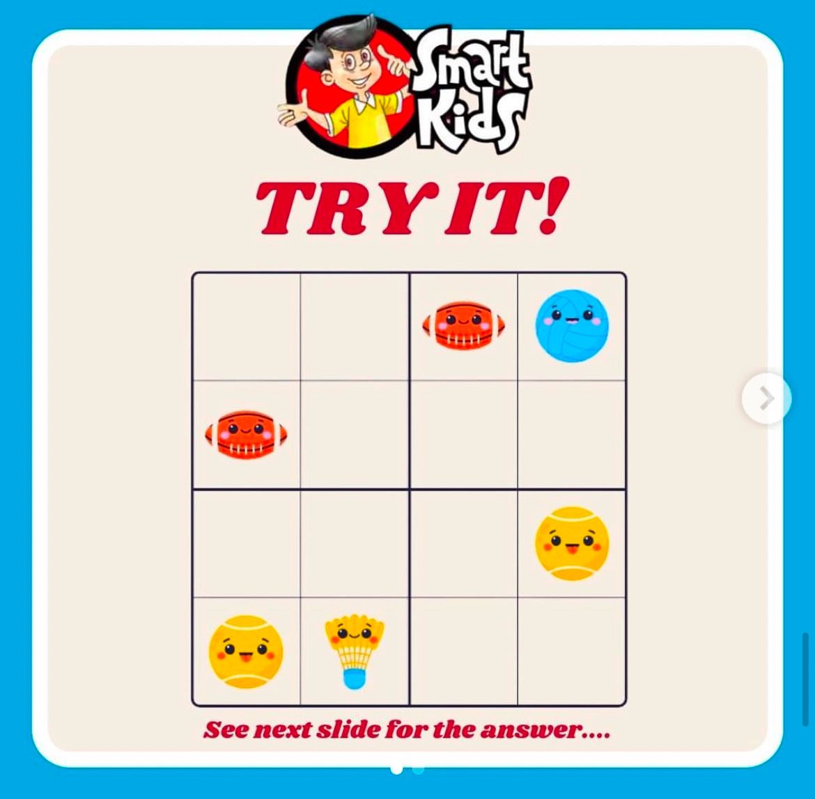 AtlanticEdu's tweet photo. Shape sudoku activities are one of many pattern activities Smart Kids Thinking Skills books contain. You can work on more activities #education #educator #teacher #smartpupils #primaryteacher #primaryschool #primaryschoolteacher #uk #london #publisher #bookbuyer #bookseller https://t.co/1cnkjFUXHs