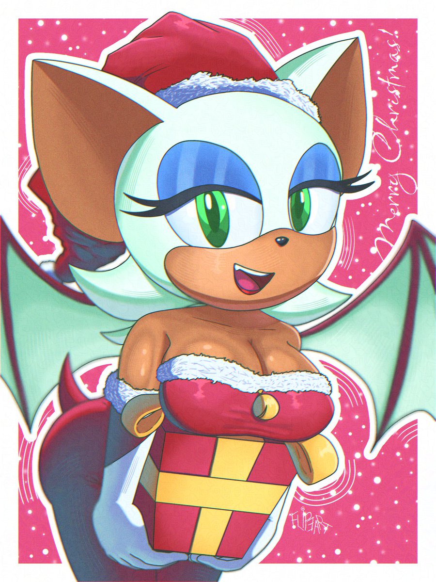 FlipeArt2's tweet photo. All you want for Christmas 🎁❤️

#SonicTheHedgehog #RougeTheBat #sonicart #sonicfanart https://t.co/eeZAuGSMbh