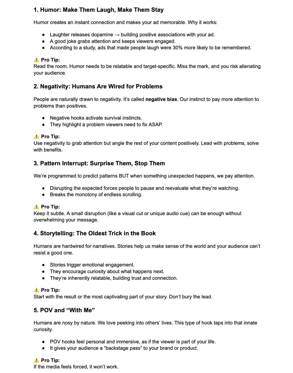 anzedetn's tweet photo. If your hook SUCKS, your creative doesn’t stand a chance.

Here’s the psychological principles we’ve used for all our winning hooks (and how you can STEAL it to your next creative): https://t.co/01YknnaHxi