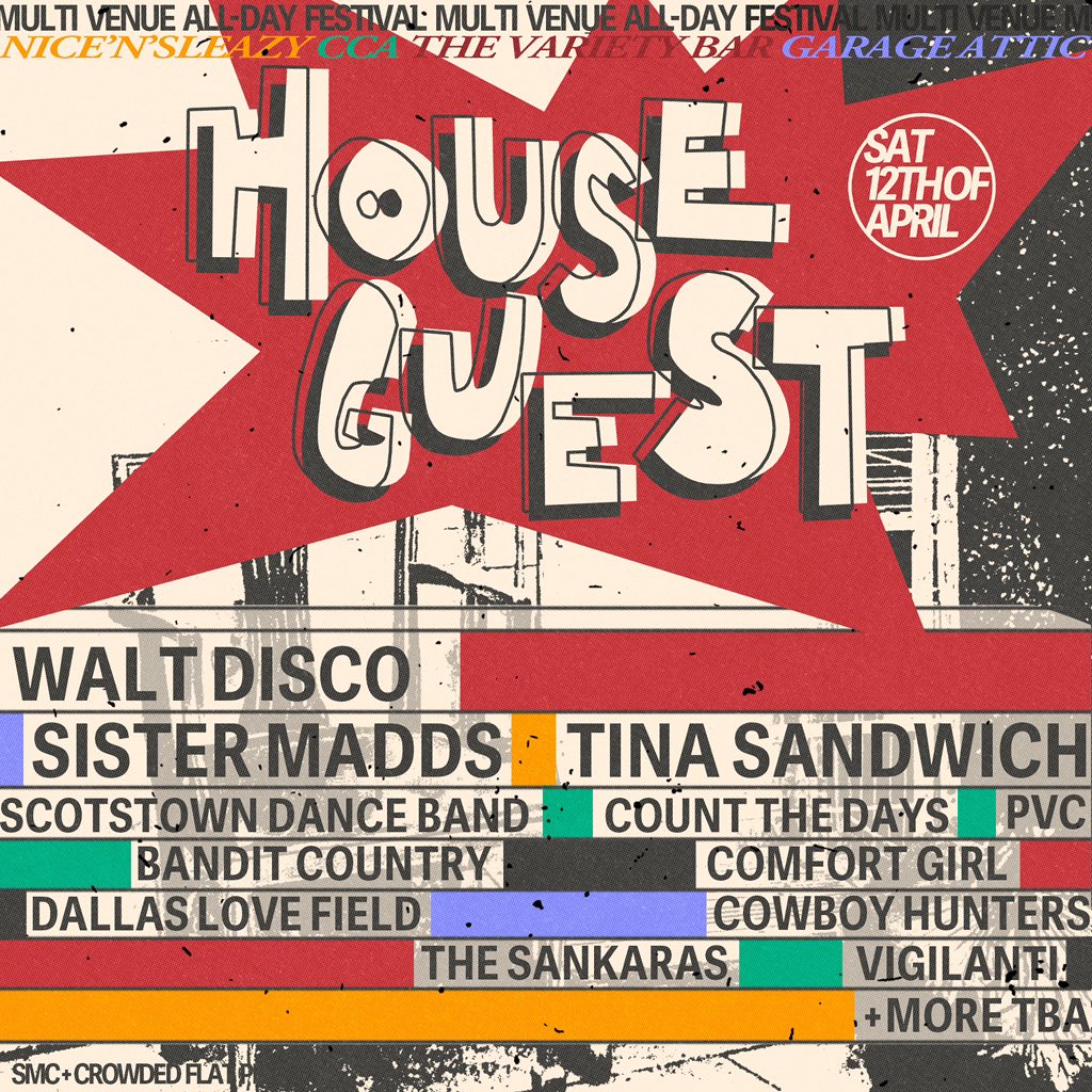Countthedays__'s tweet photo. HOUSE GUEST 2025😜

We are honoured to be part of such an amazing all dayer. See you lot in April x https://t.co/wjmy1x8qxm