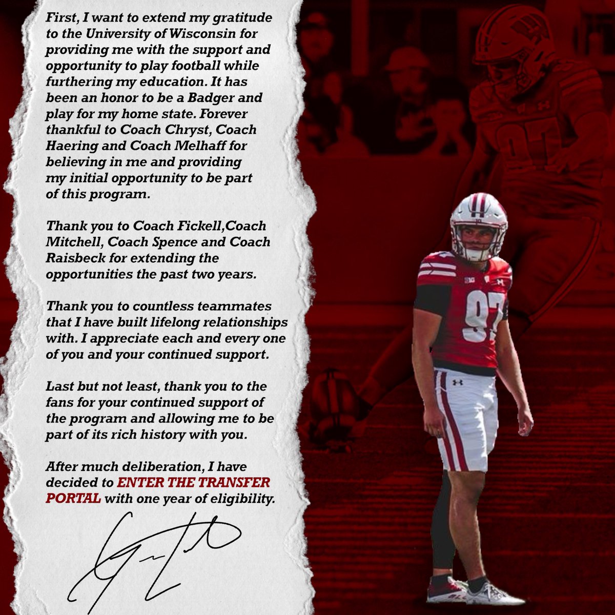 Thank you Wisconsin for everything ♥️