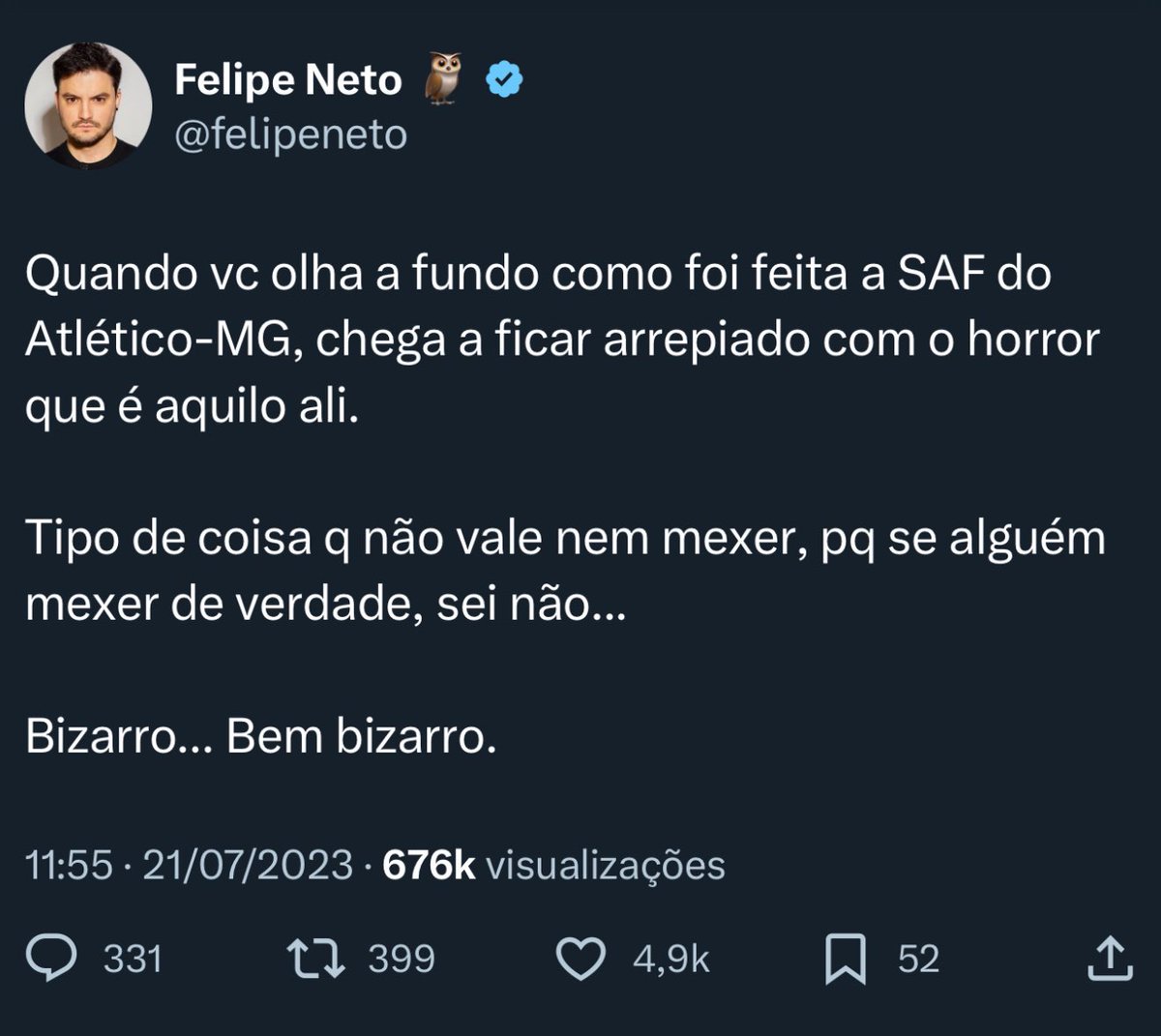 1 ano e meio atrás.

Estão começando a mexer no vespeiro…