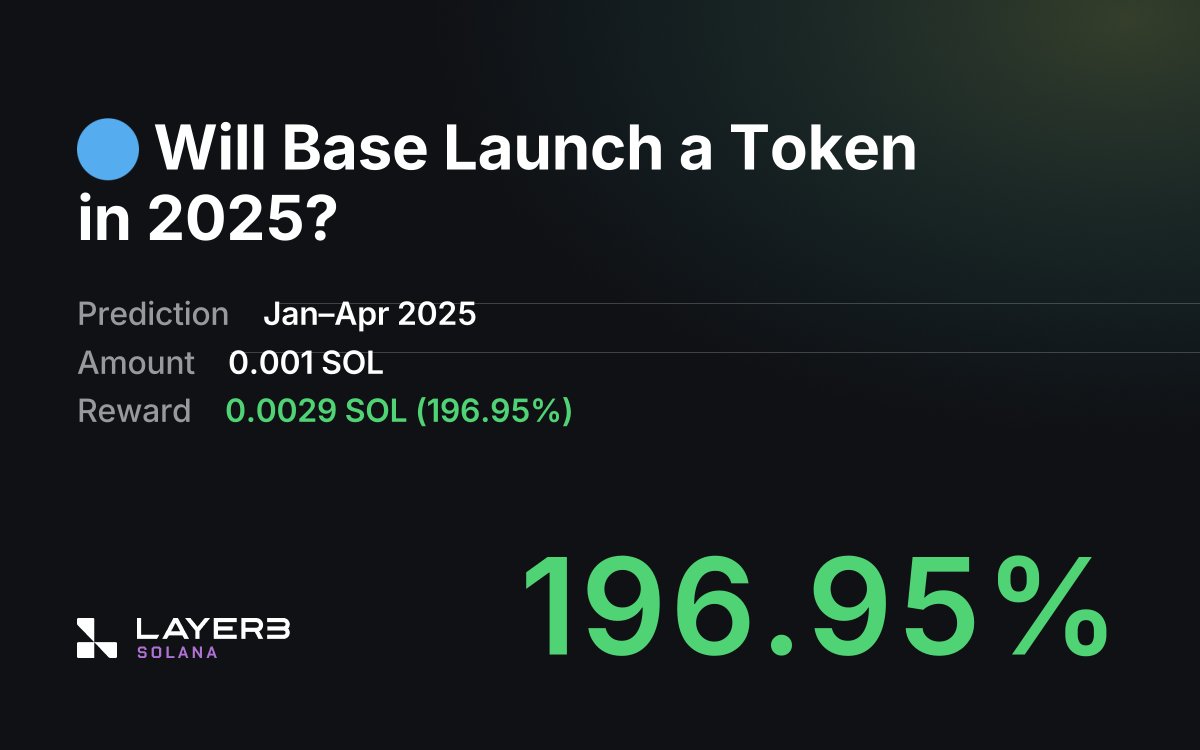 Check out my prediction! #l3predictions

Try it yourself: solana.layer3.xyz/predictions/ba…