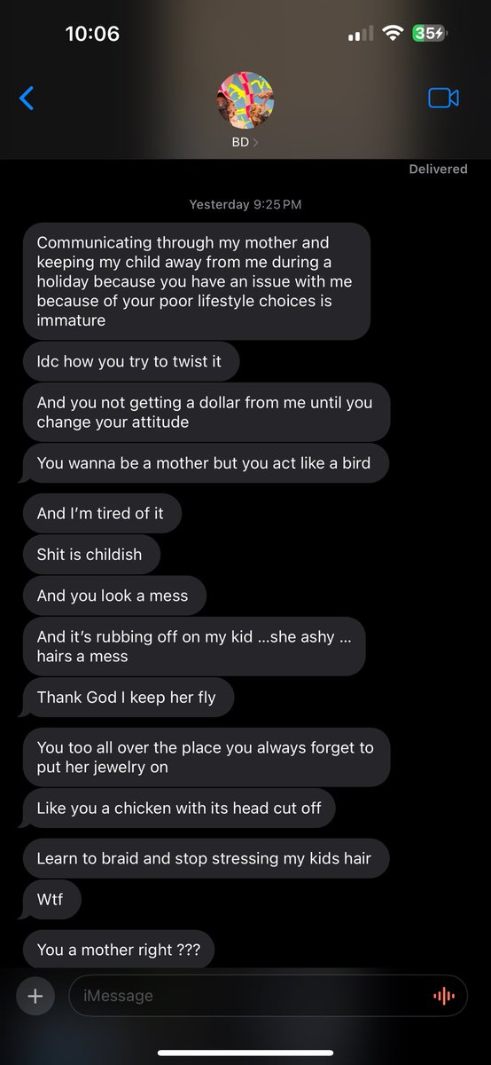 1800BIGBIDI's tweet image. what it’s like to drop off my child to her dad when he only takes her 1 day every other week