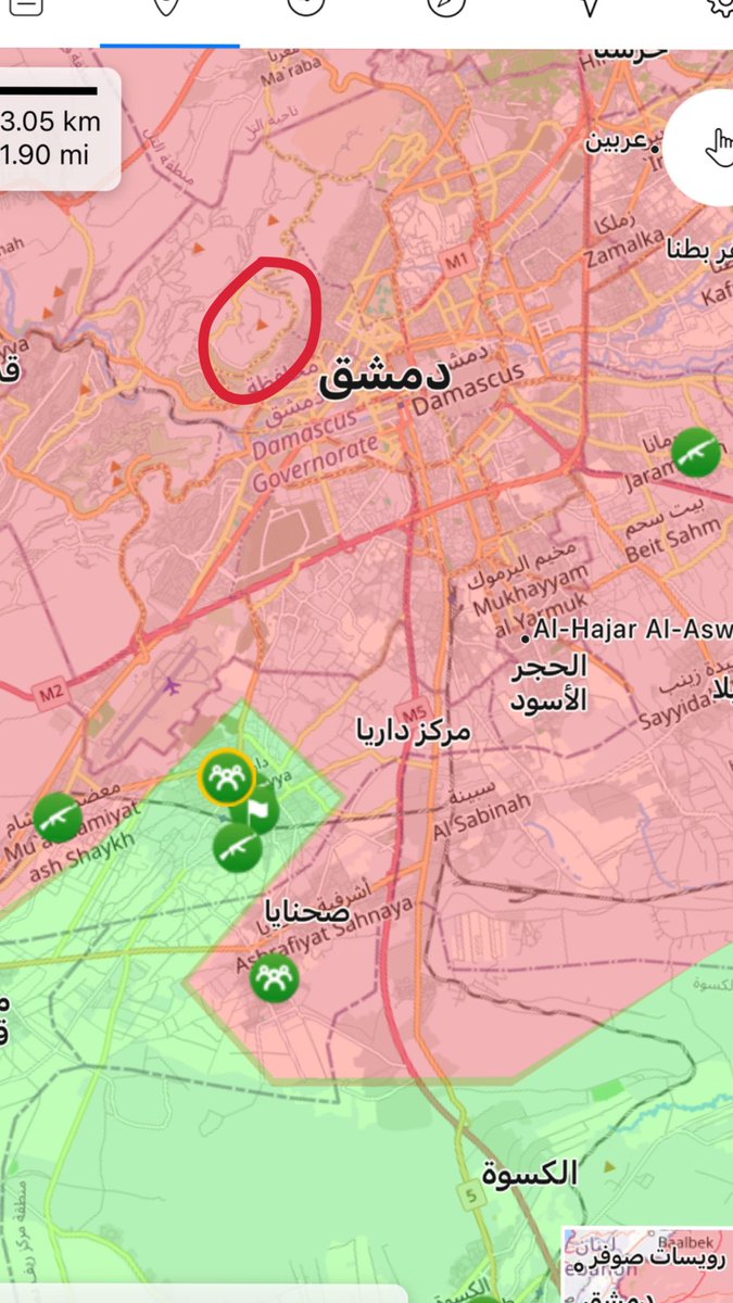 اقل من ١٠ كيلو متر تفصل المقاومة عن قصر الحكم، اللهم انصرهم وسدد رميهم
#بشار_الأسد 
#دمشق #سوريا_تتحرر