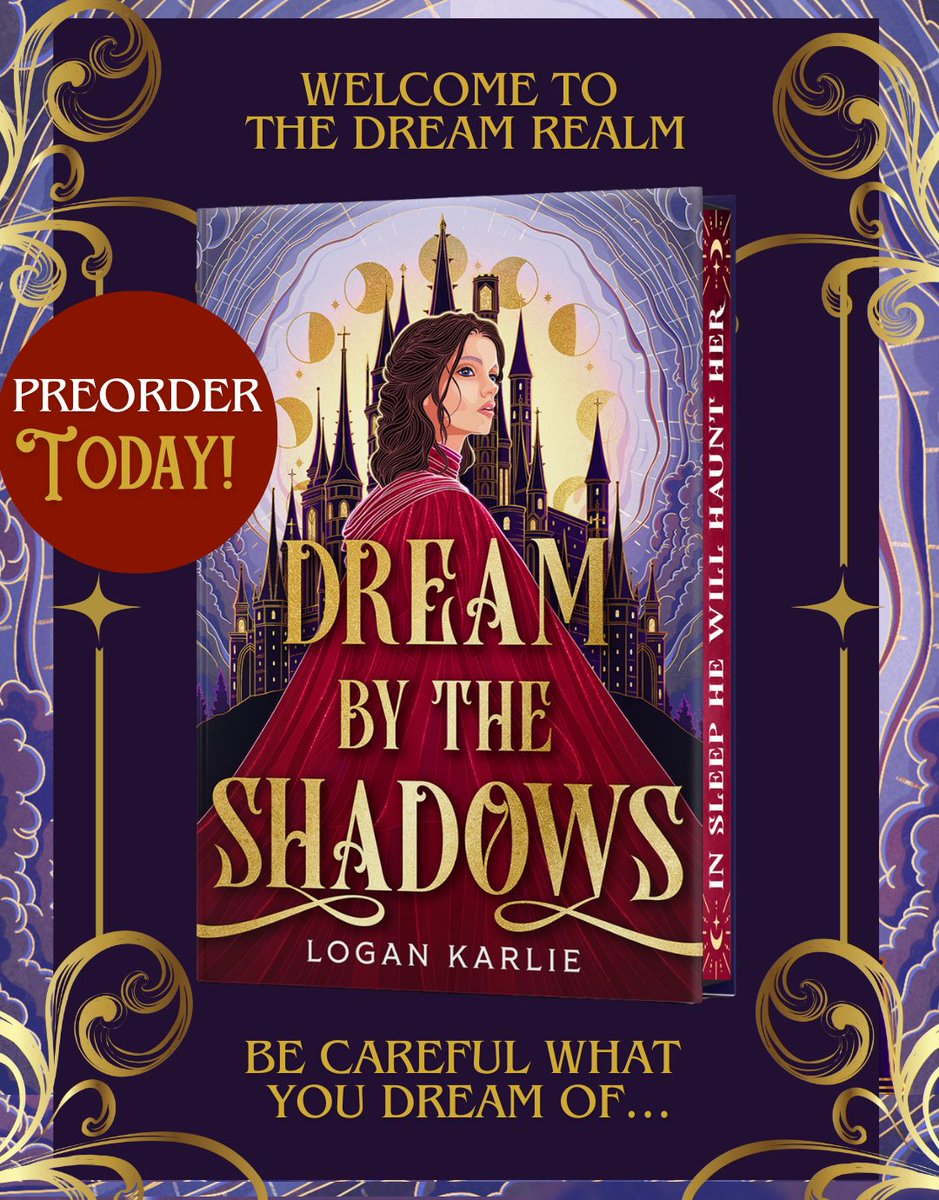 LoganKarlie_'s tweet photo. DREAM BY THE SHADOWS is now available to 𝒑𝒓𝒆-𝒐𝒓𝒅𝒆𝒓 in the US/UK/Canada! (🔗 in bïø)

The 𝒅𝒆𝒍𝒖𝒙𝒆 𝒇𝒊𝒓𝒔𝒕 𝒆𝒅𝒊𝒕𝒊𝒐𝒏 will have:
🕯️ foil and embossing
🕯️ celestial sprayed edges 
🕯️ printed endpaper maps
🕯️ printed case design 

#DreamByTheShadows #fantasybooks https://t.co/bnlRmo9OLh