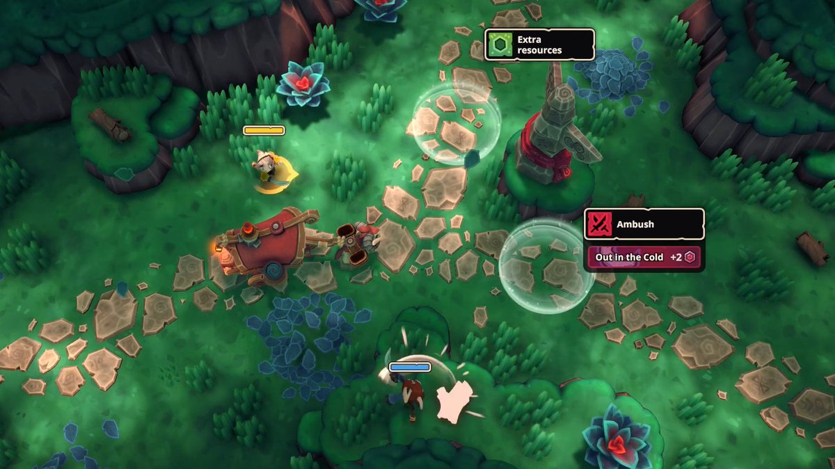 Happy #Screenshotsaturday! 😸

Gather more resources to survive the dangerous nights, or risk an ambush for some rewards? 🪵⚔️

Choose your path on 09/12 when Wild Woods launches on Steam 🐾

s.team/a/1975580

#gamedevs #indiedevs #indiegames