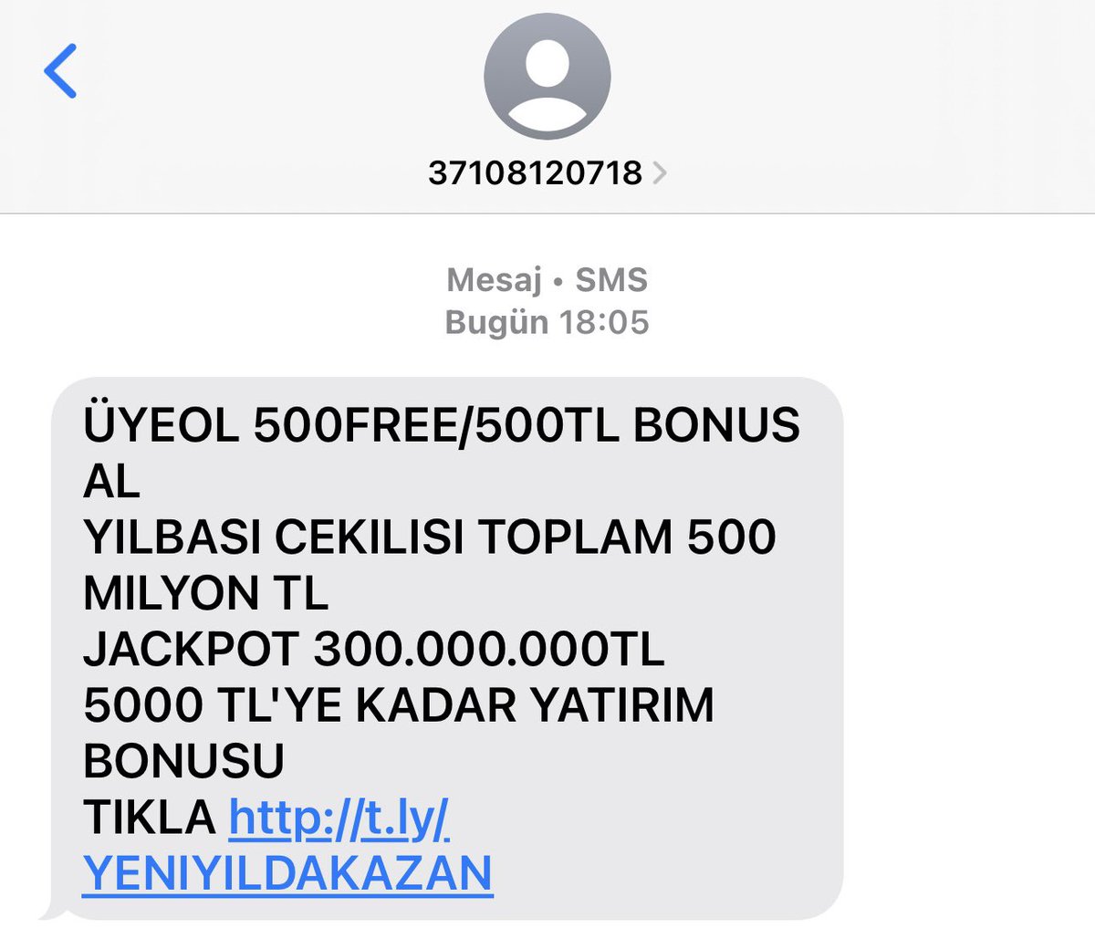 Bir hafta oldu <a href="/VodafoneTR/">Vodafone Türkiye</a> ye geçeli… Günde en az on tane böyle kumar mesajları geliyor. Engellemekten bıktım. Allah belanızı versin…! Kimlere satıyorsunuz bilgilerimizi….?????