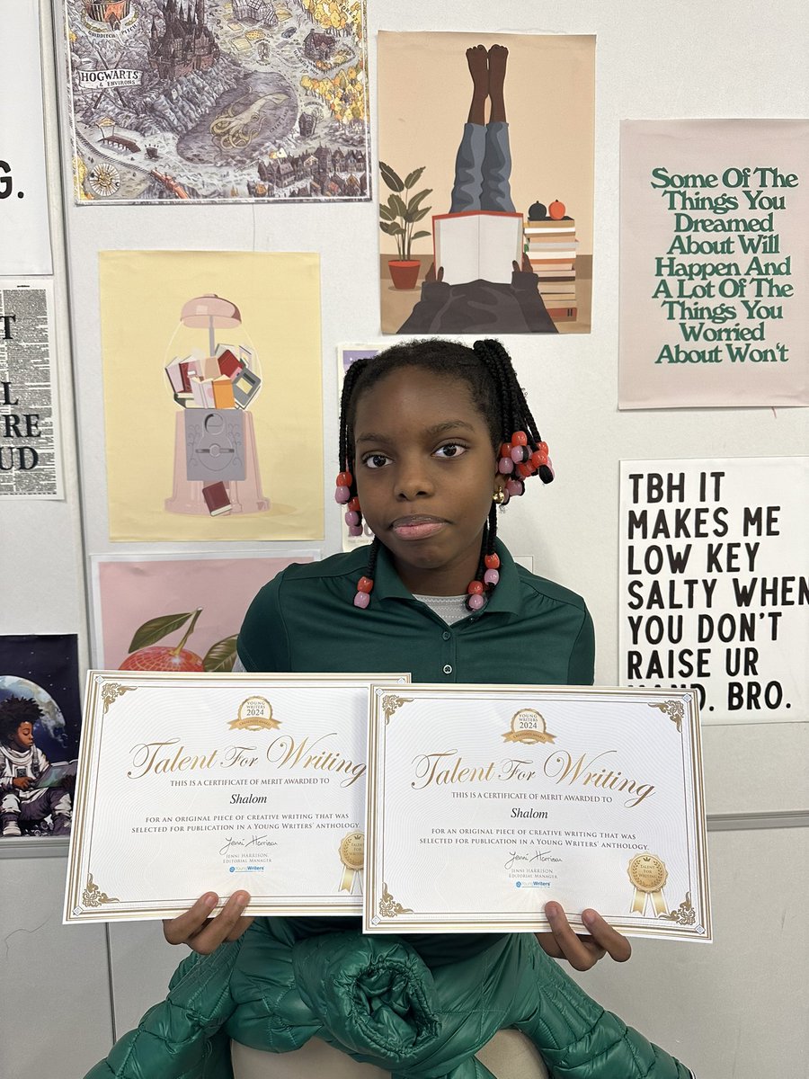 WalkerMillMS's tweet photo. Look at the smiling faces of these newly published authors! Walker Mill scholars are second to none!!! @WMMSTAG #pgcps #pgcpsproud #Author #pantherpride #respecttheden https://t.co/IhQ8cr3FPZ