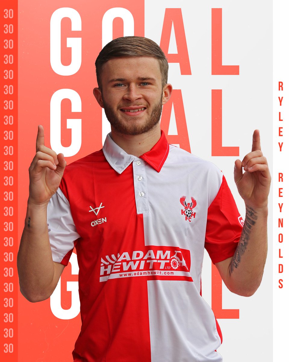 khfcofficial's tweet photo. [11] AFC Fylde 0-2 HARRIERS

Good ball from Downing gets Harriers forward and Reynolds drives forward with power before slamming into the net!

#Harriers 🦅 https://t.co/nPIskF4QDP
