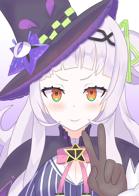 シオンちゃんお誕生日おめでとうございます!(過去絵) #紫咲シオン生誕祭2024#シオンの書物 