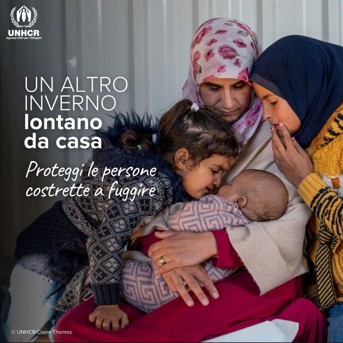 In inverno il freddo colpisce più duramente le popolazioni già provate da conflitti e disastri naturali. Per chi è #lontanodacasa <a href="/UNHCRItalia/">UNHCR Italia</a> offre un aiuto concreto fornendo beni e un riparo sicuro. Dona #oggi! Per saperne di più sostieniunhcr.it/campagna-Lonta…